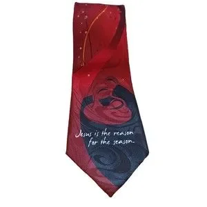 Men's Tie - Jesus Is The Reason for the Season- Christmas Holiday Season