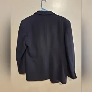 Mens 42R Alfani Made By Macys Black Blazer