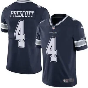 Mens Youths Womens 4 Dak Prescott Navy Stitched Jersey Vapor