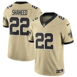 Mens Youths Womens Rashid Shaheed Gold Vapor Stitched Jersey