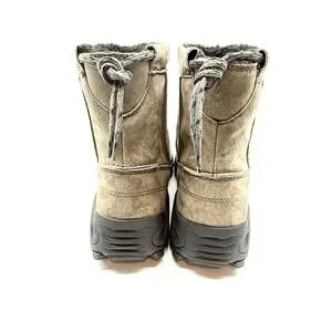 Merrell Mens Winter Boots J005573 Suede Leather Faux Fur Lined Taupe US 10 EU 44