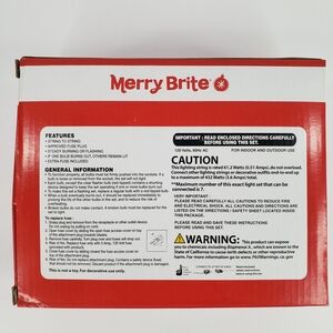 Merry Brite Multi Color Mini Lights 150 Count Heavy Duty String Lights 34 Feet