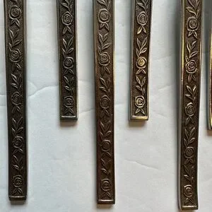 Mexicaly Rose Interpur Japan 40pc Serves 8 Extra 5 Spoons 1 Butter Knife Used
