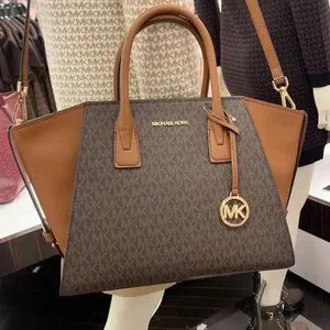 Michael Kors Avril Large Top-Zip Satchel