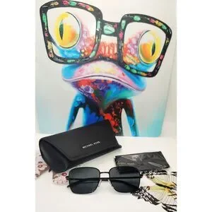 Michael Kors Burlington Monogramed Frames 100% UV Protection Sunnies W/ Case