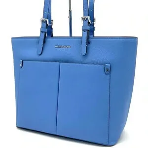 Michael Kors Jet Set Medium Pocket Tote Bag South Pacific Blue