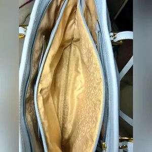 Michael Kors Jet Set Top Zip Tote Bag In Baby Blue (Excellent Condition)