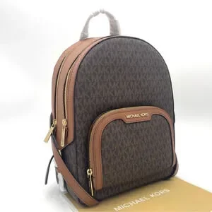 Michael Kors Medium Jaycee Zip Packet Backpack Brown