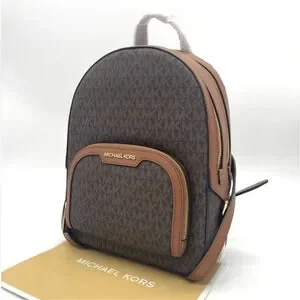 Michael Kors Medium Jaycee Zip Packet Backpack Brown