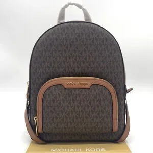 Michael Kors Medium Jaycee Zip Packet Backpack Brown