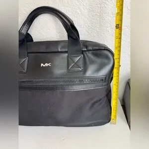 MICHAEL KORS Men’s Brooklyn Nylon Briefcase Black