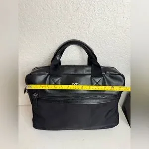 MICHAEL KORS Men’s Brooklyn Nylon Briefcase Black