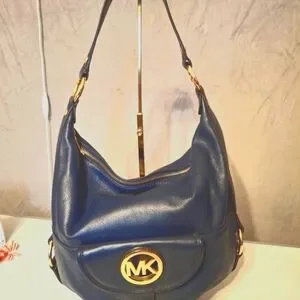 Michael Kors Navy Blue Shoulder Bag