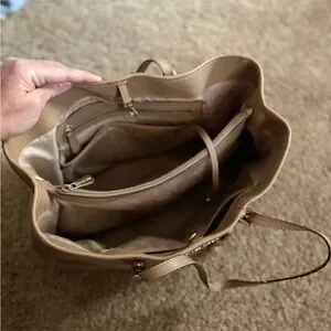 Michael Kors Tan Leather Tote Bag