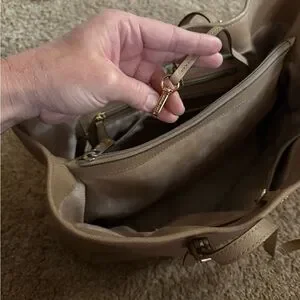 Michael Kors Tan Leather Tote Bag