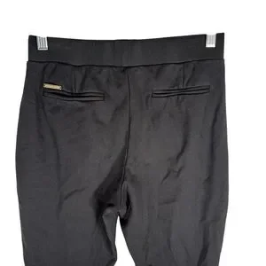 Michael Michael Kors Black Dress Pants Ankle Length Stretchy Womens Medium