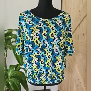 MICHAEL Michael Kors size XL floral women's top‎