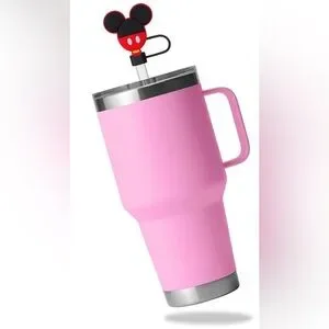Mickey Mouse/Stitch Straw Topper/Cover NEW Disney