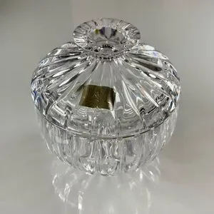Mikasa Park Lane Crystal Condiment Jar With Lid