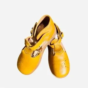 Mikoleon Leather Camperas Mustard Kids