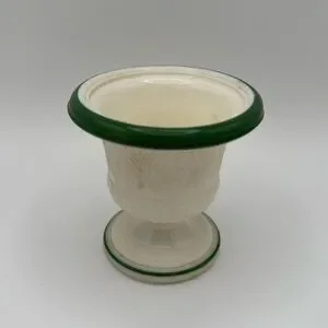 Milk Glass Vase Urn Small