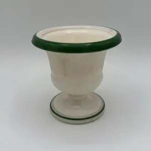 Milk Glass Vase Urn Small