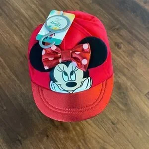 Minnie Mouse Girls Baseball Hat New Size 24-36 months