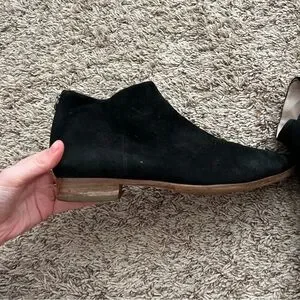 Miu Miu Black Suede Ankle Boots