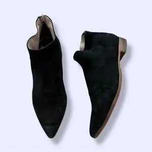 Miu Miu Black Suede Ankle Boots