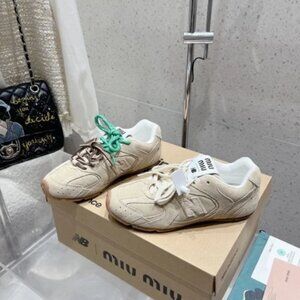 Miu Miu X New Balance 530 Suede Sneakers