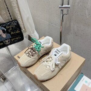 Miu Miu X New Balance 530 Suede Sneakers