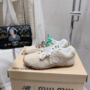 Miu Miu x New Balance 530 Suede Sneakers