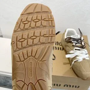 MiuMiu X New Balance NB530 Brown Fashionable Women's Sports Shoes