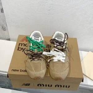MiuMiu X New Balance NB530 Brown Fashionable Women's Sports Shoes