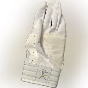 Mizuno White And Gold Softball Gloves