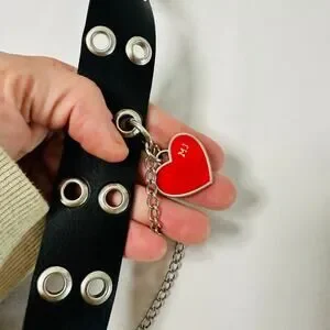 MJ Punk Charm & Chain Belt