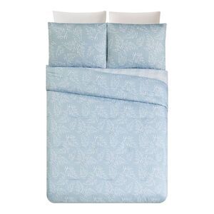Modern Heirloom - King Leaf Comforter Blue Blue