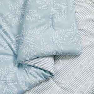 Modern Heirloom - King Leaf Comforter Blue Blue