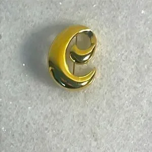 Monet brooch fashion jewelry goldtone swirl jewelry