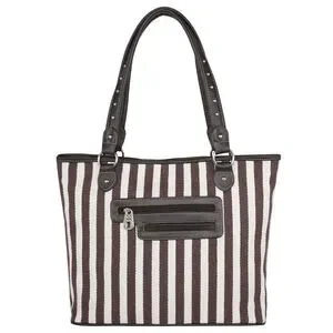 Montana West Aztec Squash Blossom Print Canvas Tote Bag NWT