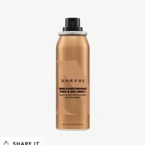 Morphe Mini Continuous Prep & Set Mist+ NWT