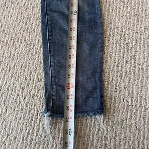 MOTHER Denim The Looker Ankle Fray In Hooked