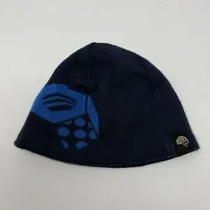 Mountain Hardwear Caelum Dome Beanie Hat 100% Merino Wool Blue One Size 1350161