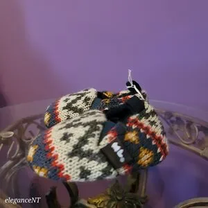 Muk Luks Blue Multi Color infant Slippers Sz: 6-9 months NWT