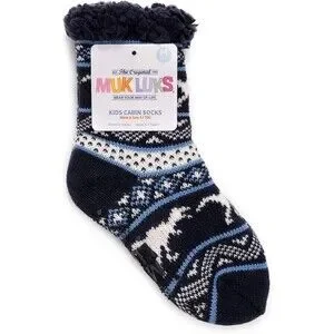 MUK LUKS Kid's Cabin Socks - 4.1 TOG - L (1-3)
