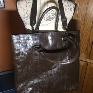 Muska Milano genuine brown leather purse