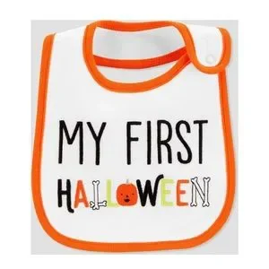 My First Halloween Bib NWT