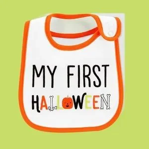 My First Halloween Bib NWT