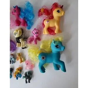 My Little Pony 21 Piece Mixed Toy Lot Variety Sizes Years Miniatures