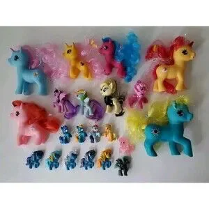My Little Pony 21 Piece Mixed Toy Lot Variety Sizes Years Miniatures